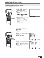 Preview for 22 page of Sharp Aquos LC 13E1U Operation Manual