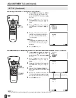 Preview for 29 page of Sharp Aquos LC 13E1U Operation Manual