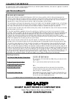 Preview for 47 page of Sharp Aquos LC 13E1U Operation Manual