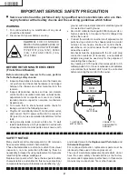 Preview for 2 page of Sharp Aquos LC 13E1U Service Manual