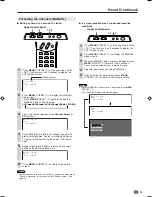 Preview for 14 page of Sharp AQUOS LC-20B6H Operation Manual