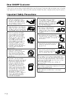 Preview for 4 page of Sharp aquos LC-20S5E-BK Operation Manual