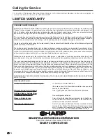 Preview for 79 page of Sharp Aquos LC 30HV2U Operation Manual