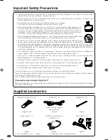 Preview for 4 page of Sharp Aquos LC-32BV8E Operation Manual