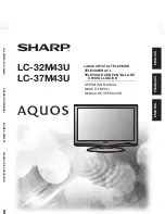 Sharp Aquos LC-32M43U Operation Manual preview