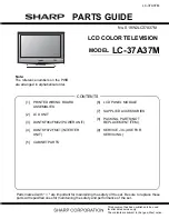 Preview for 25 page of Sharp Aquos LC-37A37M Service Manual