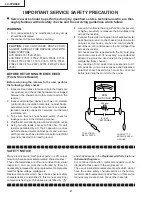 Preview for 2 page of Sharp AQUOS LC-37HV4E Service Manual