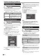 Preview for 31 page of Sharp AQUOS LC-40LE830M Operation Manual