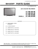 Preview for 9 page of Sharp AQUOS LC-40LU824E Service Manual