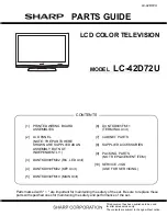 Preview for 129 page of Sharp Aquos LC-42D72U Service Manual