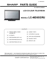 Preview for 81 page of Sharp Aquos LC-42DH77E Service Manual