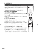 Preview for 22 page of Sharp Aquos LC-42X20E Operation Manual