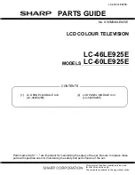 Preview for 5 page of Sharp AQUOS LC-46LE925E Service Manual