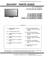 Preview for 169 page of Sharp AQUOS LC-52LE640U Service Manual