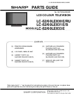 Preview for 83 page of Sharp Aquos LC-52LE830E Service Manual