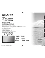 Sharp Aquos LC-60LE360X Operation Manual preview