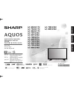 Sharp Aquos LC-60SQ10U Setup Manual preview