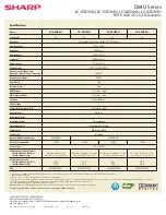 Preview for 2 page of Sharp Aquos LC 65D64U Specifications