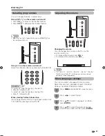 Preview for 23 page of Sharp Aquos LC-65RX1X Operation Manual