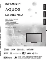 Sharp AQUOS LC-90LE745 Operation Manual preview