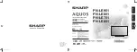 Sharp AQUOS PN-LE601 Setup Manual preview