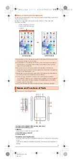 Preview for 4 page of Sharp Aquos SHV38 Series Basic Manual