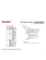 Preview for 5 page of Sharp AR-AR-M355N Quick Reference Manual