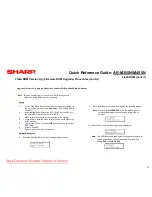 Preview for 27 page of Sharp AR-AR-M355N Quick Reference Manual