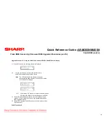 Preview for 28 page of Sharp AR-AR-M355N Quick Reference Manual