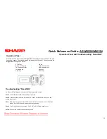 Preview for 29 page of Sharp AR-AR-M355N Quick Reference Manual