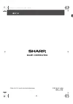 Preview for 18 page of Sharp AR-F14 Operation Manual