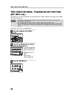 Preview for 62 page of Sharp AR-FX9 - Fax Interface Card Operation Manual