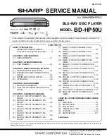 Sharp BD-HP21H Service Manual preview