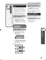 Preview for 23 page of Sharp BD-HP21U - AQUOS Blu-Ray Disc Player Operation Manual