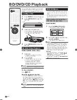 Preview for 26 page of Sharp BD-HP21U - AQUOS Blu-Ray Disc Player Operation Manual