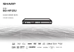 Sharp BD-HP25U Operation Manual preview