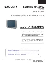 Sharp C-2890EES Service Manual preview