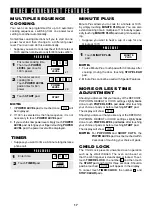 Preview for 19 page of Sharp Carousel R-306L Operation Manual