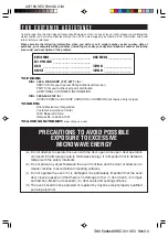 Preview for 2 page of Sharp Carousel R-90GC Operation Manual