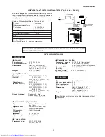 Preview for 3 page of Sharp CD-BA1200H Service Manual