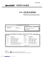 Preview for 49 page of Sharp CD-BA1200H Service Manual