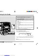 Preview for 18 page of Sharp CD-BA3100 Operation Manual