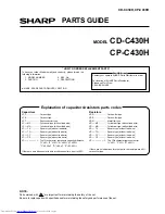 Preview for 43 page of Sharp CD-C430H Service Manual