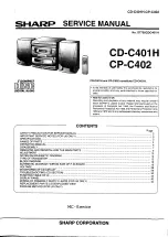 Preview for 21 page of Sharp CD-C470 Service Manual