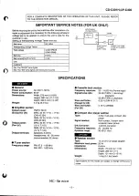 Preview for 23 page of Sharp CD-C470 Service Manual