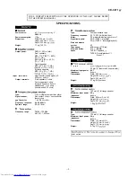 Preview for 3 page of Sharp CD-C471 W Service Manual