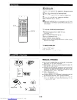 Preview for 22 page of Sharp CD-C700X Operation Manual