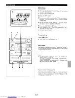 Preview for 29 page of Sharp CD-C700X Operation Manual