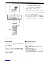 Preview for 30 page of Sharp CD-C700X Operation Manual