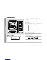 Preview for 14 page of Sharp CD-DP900E Operation Manual